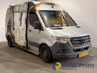 Vrakbiler auto Mercedes Sprinter Sprinter 3,5t (907.6/910.6), Van, 2018 314 CDI 2.1 D FWD 2020/7