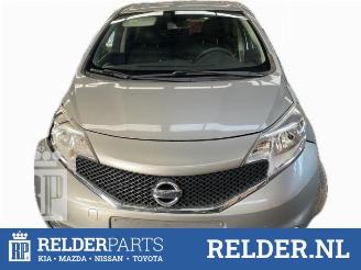 krockskadad bil auto Nissan Note Note (E12), MPV, 2012 1.5 dCi 90 2016/9