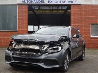 Voiture accidenté Mercedes C-klasse C 220 T 4Matic 125kw Automaat, Panorama, Leer, Navi 2018/2