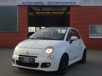 Coche accidentado Fiat 500 Cabrio, Airco, Half leer, Euro6 2014/6