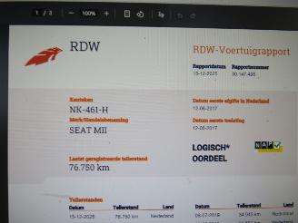 Seat Mii 10. 5Drs Sport Connect  76.000km nap navigatie Sensoren 2017  Airco  [ nieuwstaat picture 4