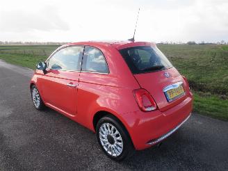 skadebil auto Fiat 500 0.9 TWin Air Louge Panorama Dak 80pk  2017 navigatie sportstoelen   [ nieuwstaat 2017/8