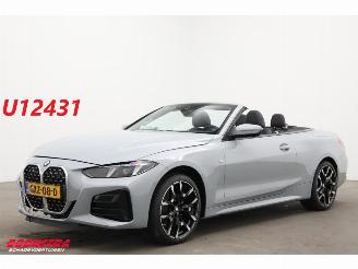 uszkodzony samochody osobowe BMW 4-serie Cabrio 420i M-Sport LED Leder Memory Camera SHZ AHK 227 km!! 2025/2