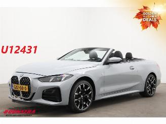 skadebil auto BMW 4-serie Cabrio 420i M-Sport LED Leder Memory Camera SHZ AHK 227 km!! 2025/2