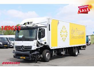 skadebil vrachtwagen Mercedes Antos 2124 Koffer 8.60 Meter!! LBW Euro 6 2017/11