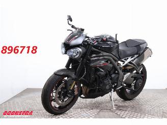 krockskadad bil motor Triumph Speed Triple 1050 RS ABS Arrow Heizgriffe Cruise 21.402 km! 2018/6