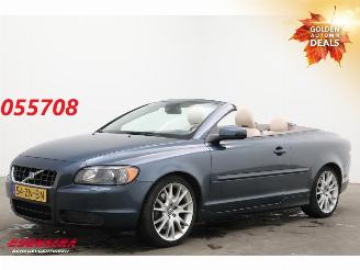 krockskadad bil auto Volvo C-70 Convertible 2.4i Aut. Kinetic Memory Leder Xenon Navi Clima Cruise SHZ PDC AHK 2008/4