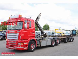 dañado camiones Scania R R480 Joab + Kelberg 6X2 Anhänger 2007/4