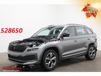 skadebil auto Skoda Kodiaq 2.0 TDI 200 PK DSG Sportline 4X4 LED ACC Virtual Memory Camera AHK 2024/3