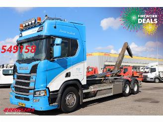 Schade vrachtwagen Scania R R500 6X2 Retarder VDL Haakarm Standclima Leder Navi Camera 2019/4