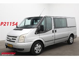 krockskadad bil bedrijf Ford Transit 280M 2.2 TDCI 140 PK DoKa Limited Leder Navi Airco Cruise AHK 2012/8