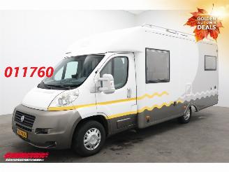 krockskadad bil camper Fiat  Ducato 2.3 MJ Calobo Rolstoellift Solar Schotel Airco Cruise Camera. 2007/4