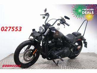krockskadad bil motor Harley-Davidson  FXBB Street Bob Vance Hines 2018/1
