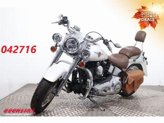 krockskadad bil motor Harley-Davidson  FLSTF Fat Boy Vance Hines LED 2002/1