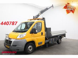 krockskadad bil bedrijf Fiat Ducato 2.3 MultiJet Hiab 017T Airco AHK 2008/10