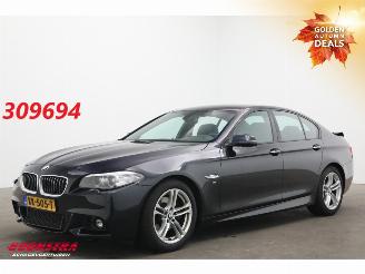 Unfallwagen BMW 5-serie 520i M Sport Leder Memory Navi Clima Cruise SHZ 2016/10