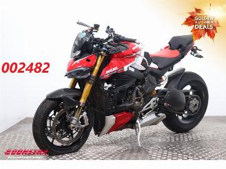 krockskadad bil motor Ducati Streetfighter V4 S Corse ABS LED Heizgriffe 2021/8