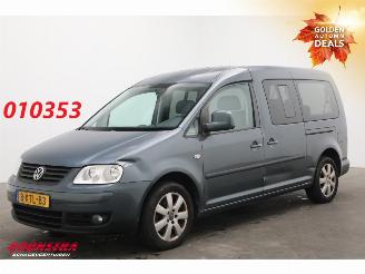 Voiture accidenté Volkswagen Caddy maxi Life 1.9 TDI Comfortline 7-persoons Airco 2009/5