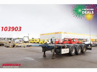 danneggiata semirimorchio D-Tec  Flexitrailer 20-45 ft 3-Asser 2X Lift Ausziebar 2011/3