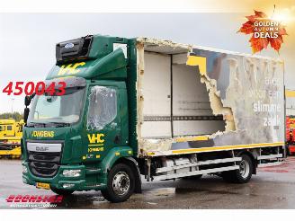 krockskadad bil vrachtwagen DAF LF 210 FA LBW Carrier Transicold 2xCompartments 313.910 km! 2016/2