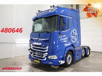 krockskadad bil vrachtwagen DAF XG 480 FTG 6X2 PTO Alcoa Retarder Standairco ACC 107.999 km! 2024/7