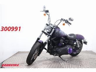 dommages motocyclettes  Harley-Davidson  FXDB Dyna Street Bob Vance Hines 15.407 Mijl! 2014/1