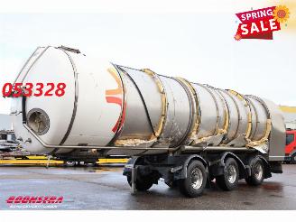 krockskadad bil oplegger LAG  Hobur O-3-45T 36m3 3-Asser 2X Lift BY 2017 2017/3