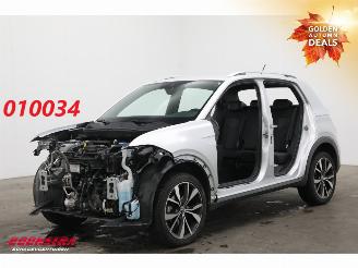 skadebil auto Volkswagen T-Cross 1.0 TSI R-Line DSG Teilediebstahl ACC Virtual Clima Camera SHZ 20.232 km! 2024/11