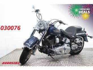 damaged motor cycles Harley-Davidson  FLSTC Heritage Softail Classic Python BY 2008 2008/1