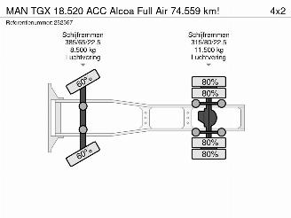 MAN TGX 18.520 ACC Alcoa Full Air 74.559 km! picture 34