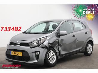 krockskadad bil auto Kia Picanto 1.0 DPi DynamicLine Airco Cruise Camera 31.547 km! 2021/1