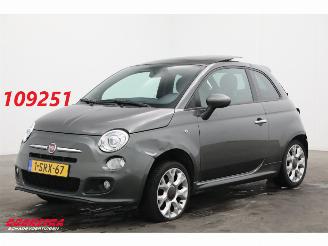 krockskadad bil auto Fiat 500 S 0.9 TwinAir Aut. Sport Schuifdak Leder Clima Camera 142.002 km! 2013/12