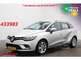 krockskadad bil auto Renault Clio Grandtour Estate 0.9 TCe Zen Navi Airco Cruise 91.873 km! 2017/4