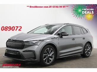 skadebil auto Skoda Enyaq 80X Sportline 267 PK Pano LED ACC LRHZ Camera AHK 2023/10