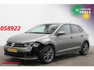 krockskadad bil auto Volkswagen Polo 1.0 TSI Highline R-Line LED ACC Navi Clima PDC 2019/4