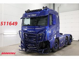 Vrakbiler auto Iveco S-way 530 6X2 Full Air ACC Leder Showtruck 67.003 km! 2024/7