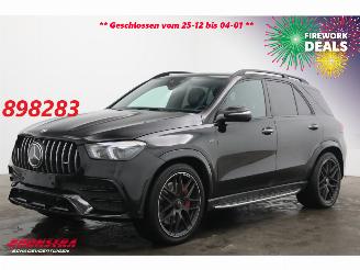 krockskadad bil auto Mercedes GLE 53 AMG 4MATIC+ Pano LED ACC Burmester Memory Ventilatie 360° AHK 2023/6