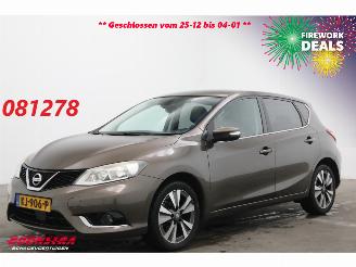 skadebil auto Nissan Pulsar 1.2 DIG-T N-Connecta Navi Clima Cruise Camera AHK 119.430 km! 2016/9