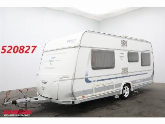 skadebil caravan Fendt Bianco 465 Mover Luifel Fietsendrager Frans Bed Rondzit TV 2012/2