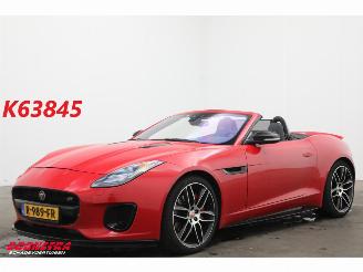 Coche accidentado Jaguar F-type 2.0T Chequered Flag Meridian Memory Leder LED Apple Camera LRHZ SHZ 2019/7