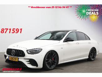 Schadeauto Mercedes E-klasse AMG 53 4MATIC Pano Burmester ACC 360° 62.641 km! 2021/3