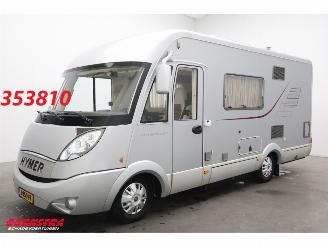 skadebil camper Hymer  B 544 SL 2.3 MJ Solar Schotel Hefbed Luifel Oven Airco Cruise 134.671 km! 2010/6