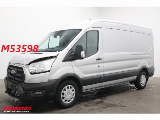 krockskadad bil bedrijf Ford Transit 2.0 TDCI 185 PK Aut. L3-H2 Limited Navi Airco Cruise Camera 2021/4