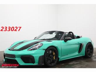 damaged passenger cars Porsche 718 Spyder RS Weissach PCCB Chrono Lift PTS 227 Lightergreen 2024/3