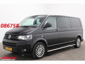 krockskadad bil bedrijf Volkswagen Transporter 2.0 TDI 180 PK DSG L2-H1 DoKa 5-Pers. Leder Xenon Navi Airco Cruise AHK 2015/1