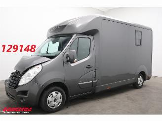 krockskadad bil bedrijf Opel Movano 2.3 CDTI 170 PK STX Horsetruck Leder Navi Airco Cruise Camera 33.121 km! 2018/1