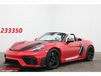 skadebil vrachtwagen Porsche 718 Boxster Spyder RS Weissach PCCB Lift Sport Chrono Bose 16 km!! 2024/10