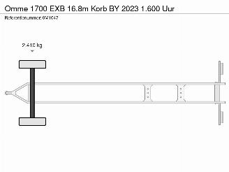   1700 EXB 16.8m Korb BY 2023 1.600 Uur picture 36