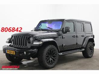 uszkodzony samochody osobowe Jeep Wrangler Unlimited 4xe 380 Sahara Schuifdak Leder LED Alpine ACC Camera SHZ 2022/2