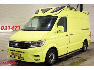 bruktbiler bedrijf Volkswagen Crafter 2.0 TDI 175 PK DSG Ambulance RTW 2X Schuifdeur Leder Lucht 360° Camera 2019/12
